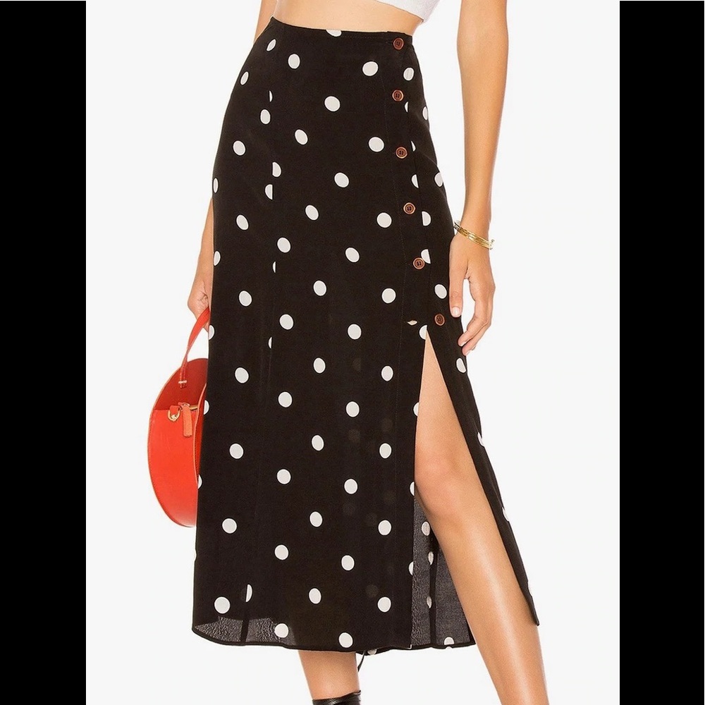 NWT Free People Retro Love Midi Skirt